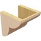 Ekena Millwork 7"W x 7"D x 7"H Wide Crestline Rough Cedar Woodgrain TimberThane Corbel, Primed Tan CORUR07X07X07CRERCPR - alternate 3